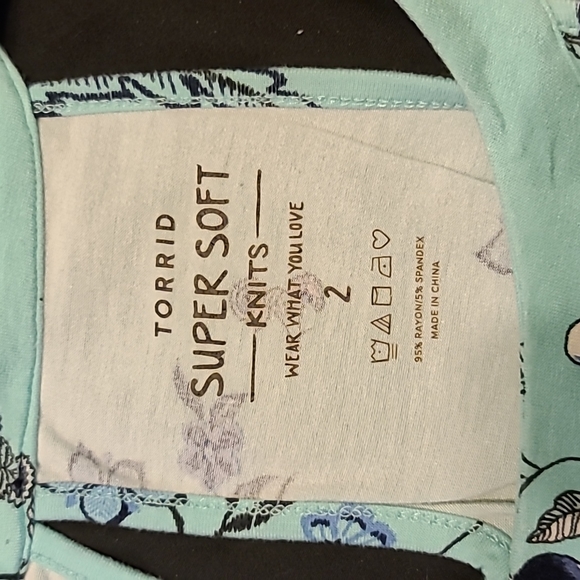 Torrid High Neck Floral Tank - Picture 6 of 6